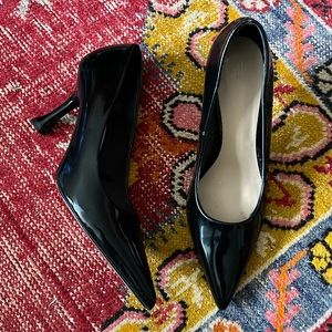 Black Patent Pumps